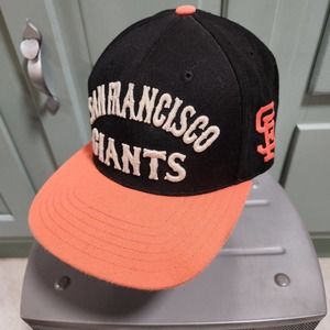 VTG San Francisco Giants American Needle Script MLB Cooperstown Snapback Hat Cap